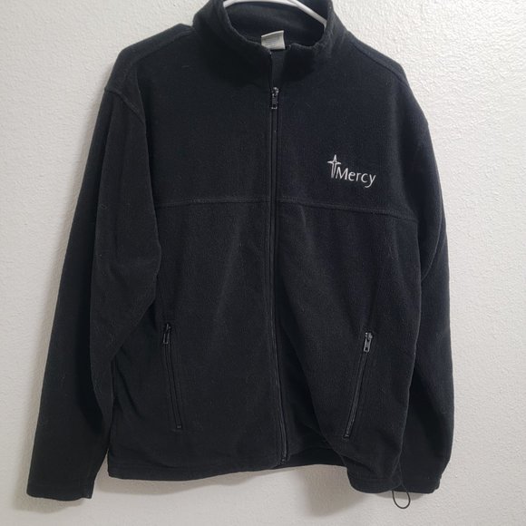GUC Colorado Clothing Black Full Zip Fleece Sweater | Mercy Hospital | - Picture 2 of 6